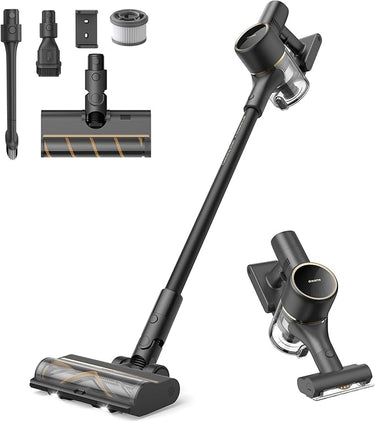 DREAME R10 Pro Aspiradora sin Cable, 150AW Potente Succión, Aspiradora sin Cable con Cepillo de Multi-Superficie y Luces LED, Ideal para la Limpieza del Hogar y el Coche, Ligero y Versátil